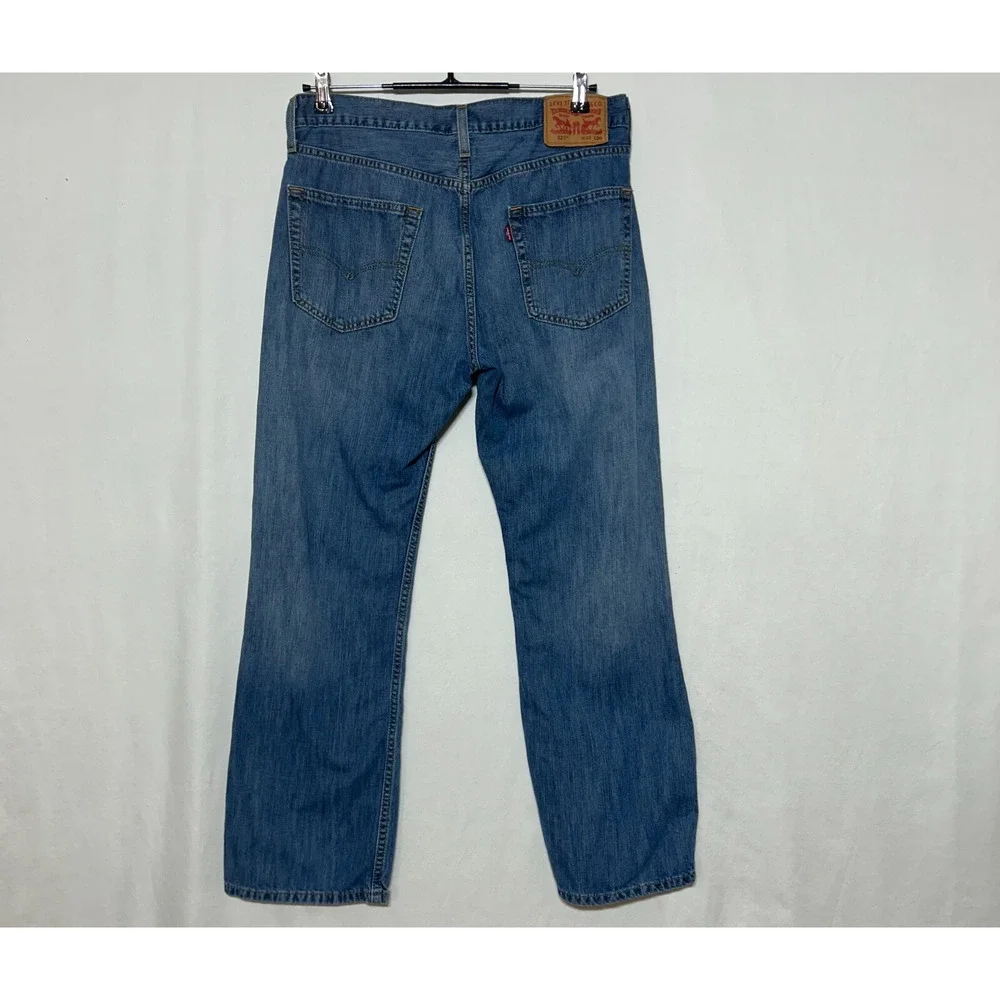 Levis 527 Jeans Mens 33X30 Blue Measures 32X29‎ Bootcut Medium Wash